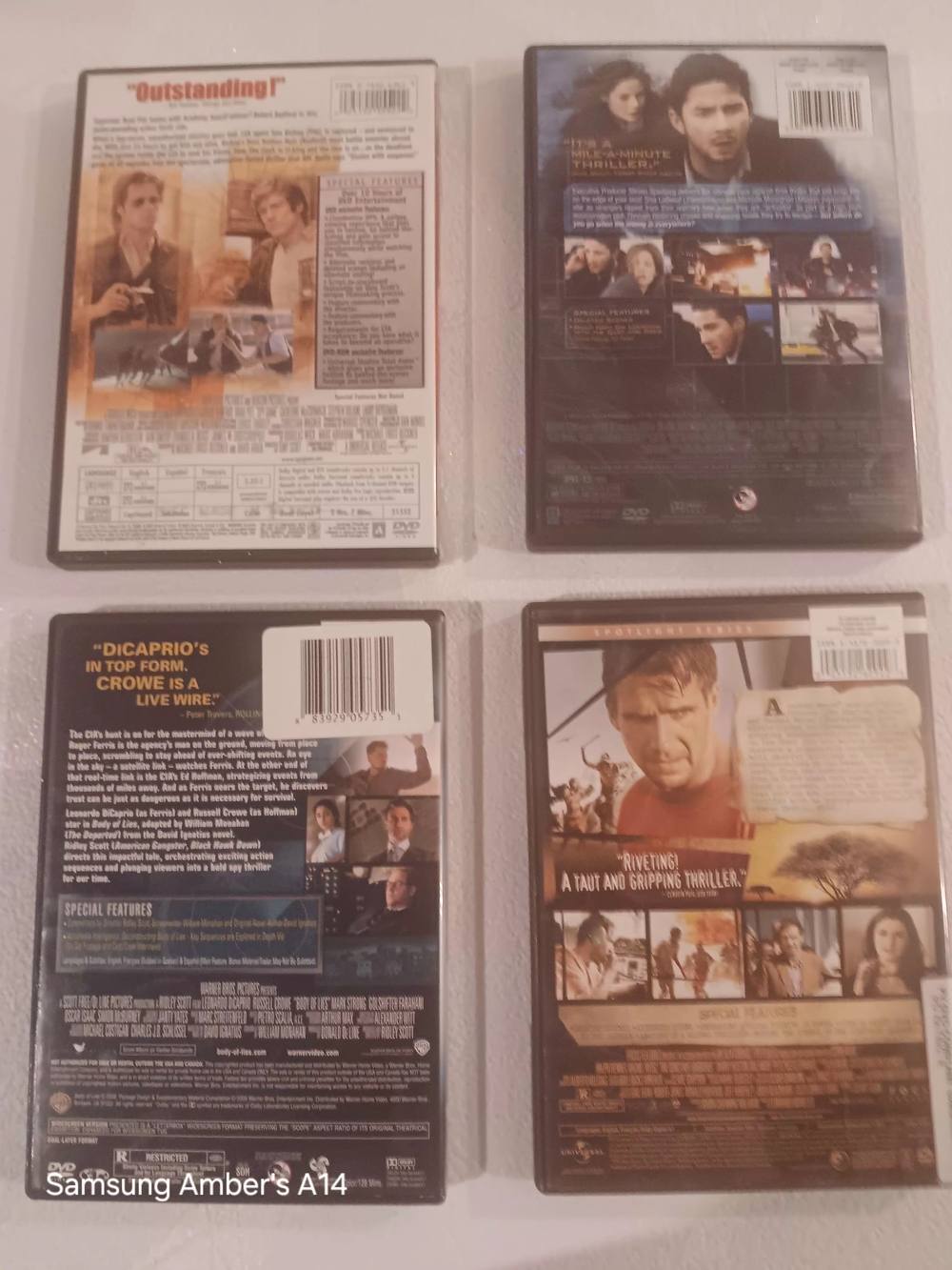 Black DVD Movie Case Bundle - 4 Pack - Picture 2 of 2